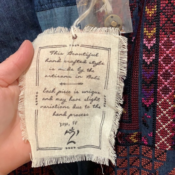 Free people Indigo Dreams jacket duster - Picture 11 of 16